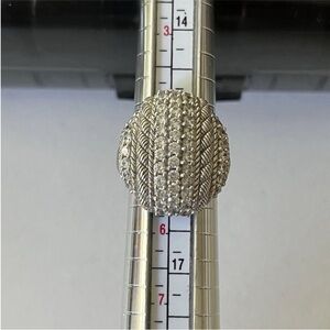 Judith Ripka .925 Sterling Silver Diamonique CZ Retired 5 12.7g